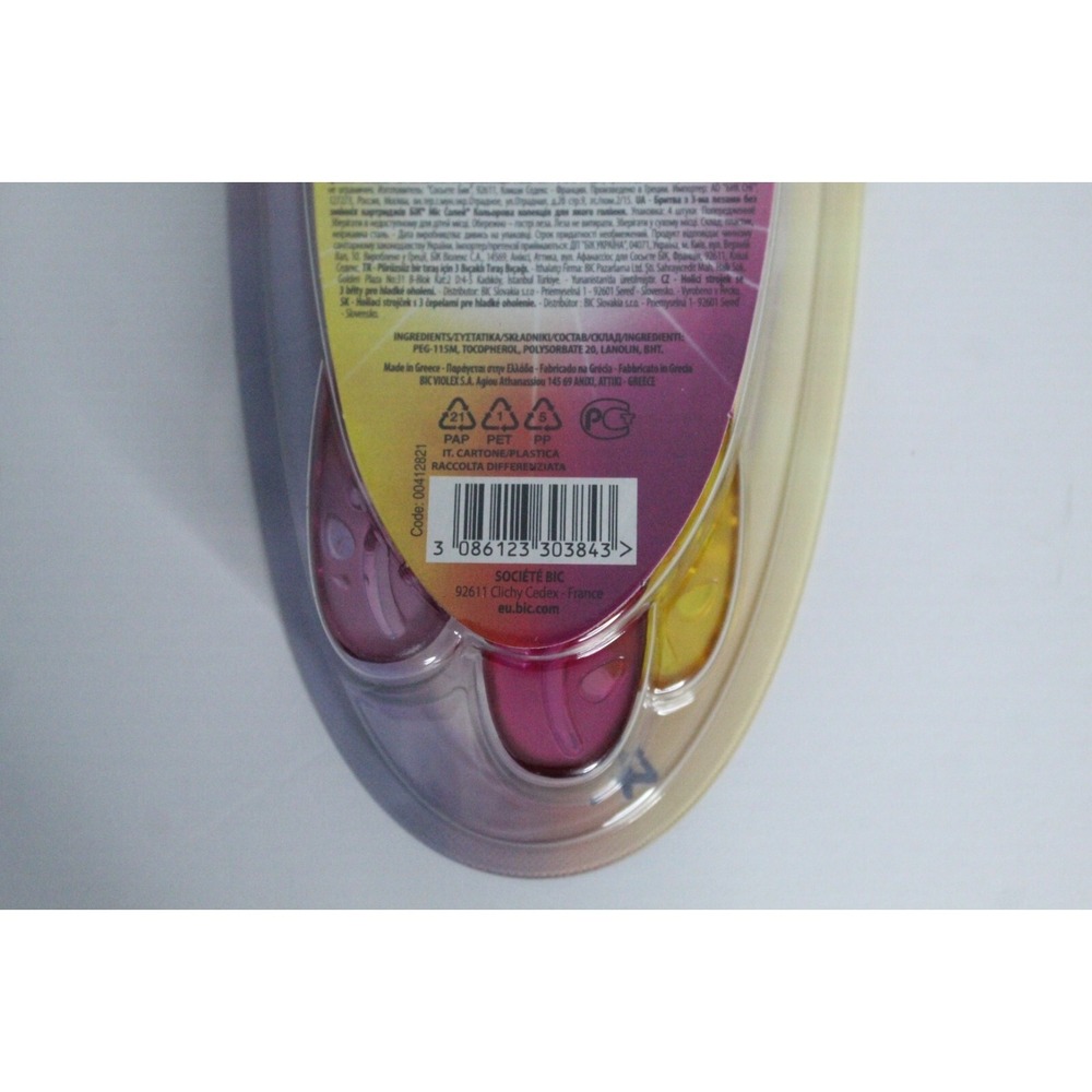 Bic Miss SOLEIL Razor-  3 Blades per Razor, 4 Razor Each‎  SEALED Unopened Item - Picture 4 of 9
